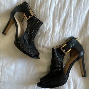 Louise et Cie Black Cutout Heels